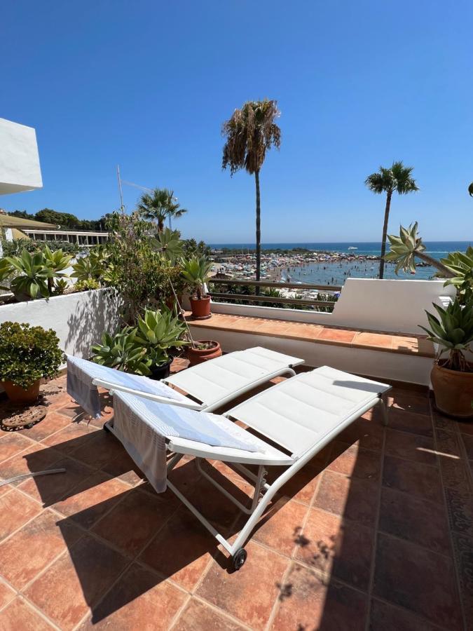 Playa Cristo Amazing Beach Terrace Appartment Estepona Exterior foto