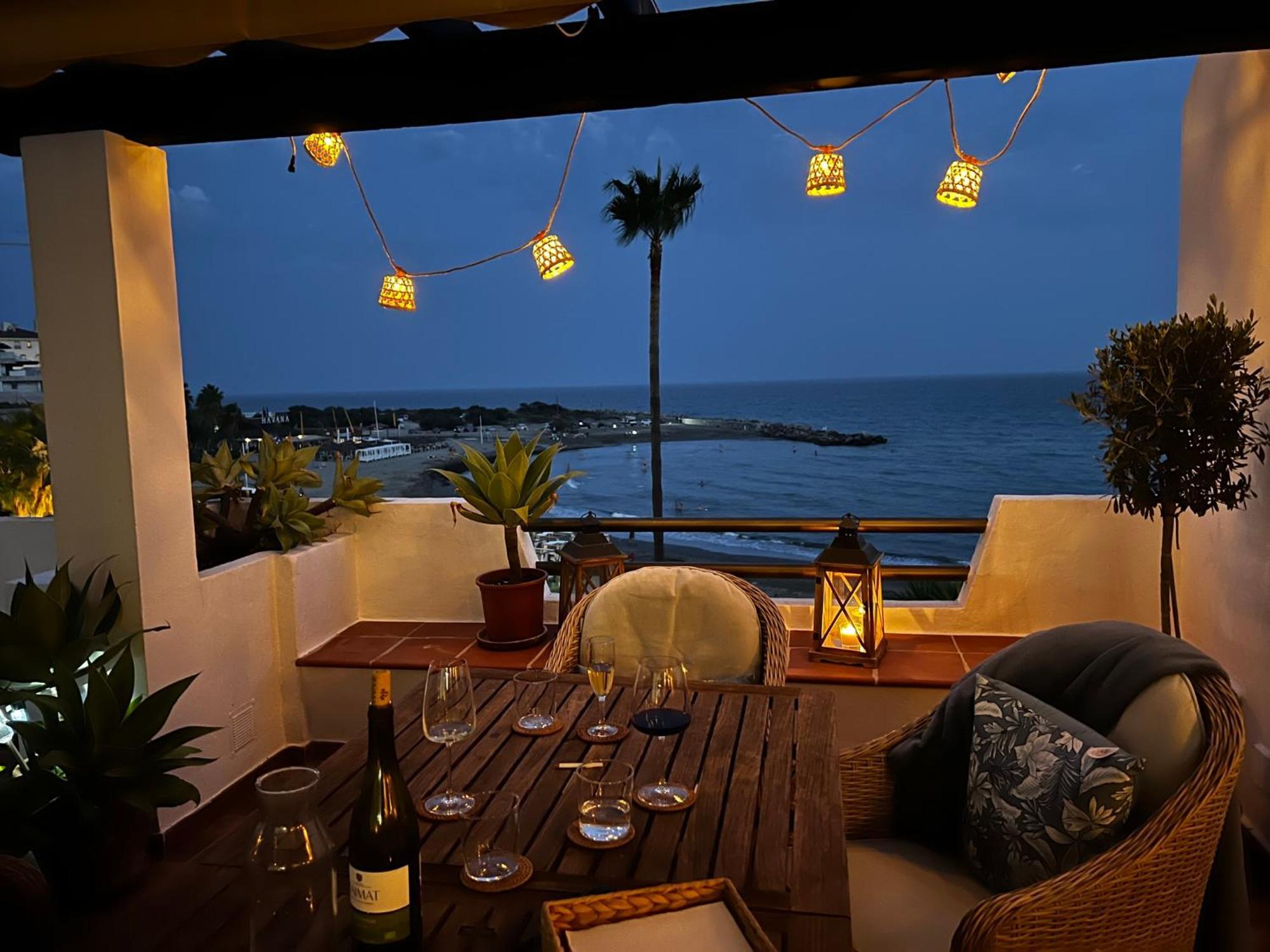 Playa Cristo Amazing Beach Terrace Appartment Estepona Exterior foto